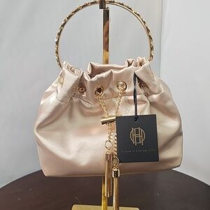 House of Harlow 1960 Bundle with Vintage Cameo Stirling Screw on earrings.